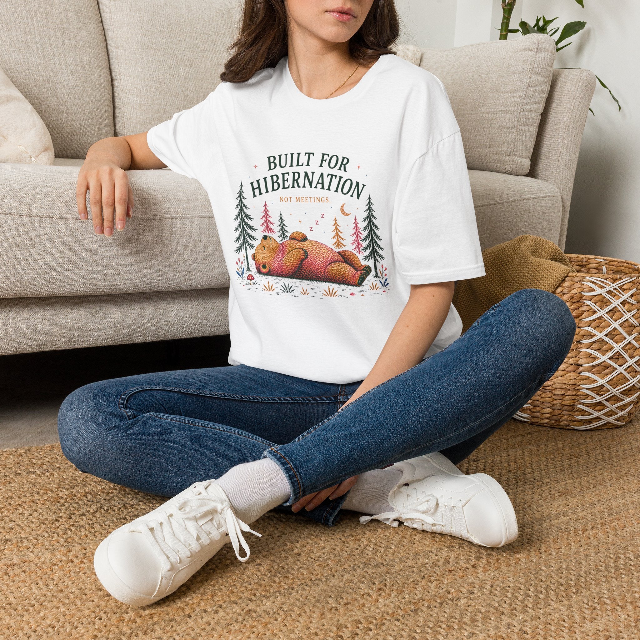 Unisex Built For Hibernation Graphic T-Shirt