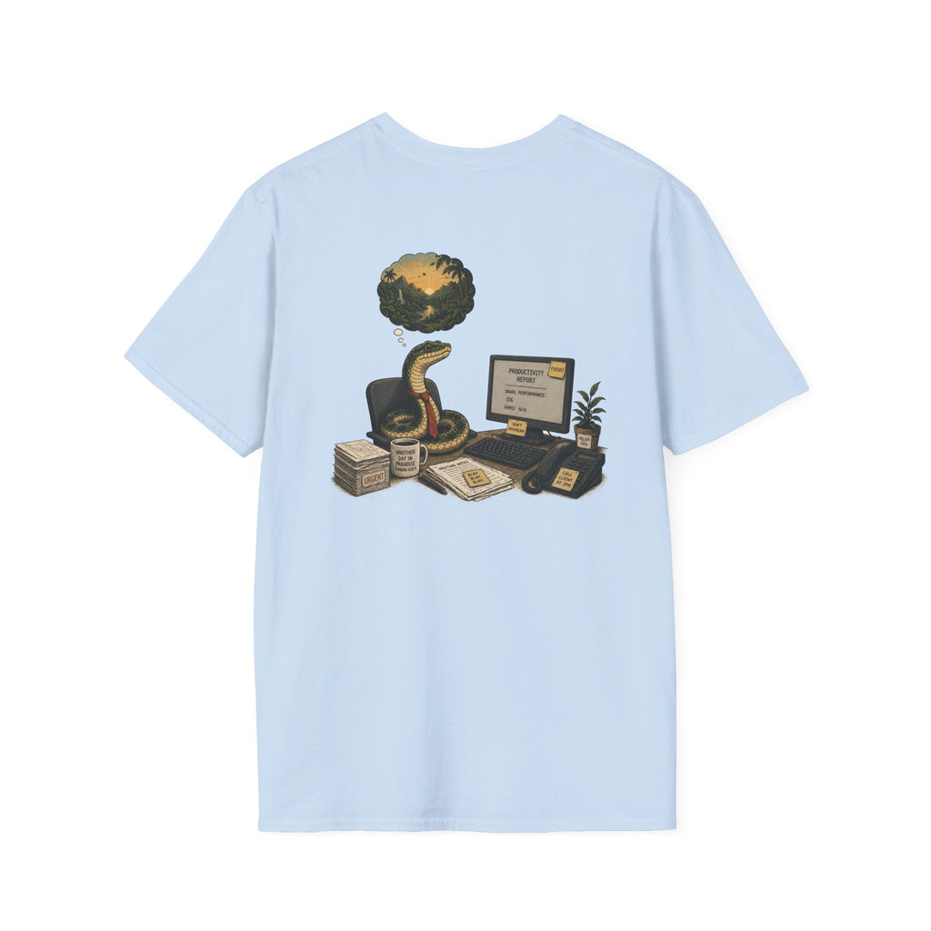Unisex Daydreaming Office Snake T-Shirt