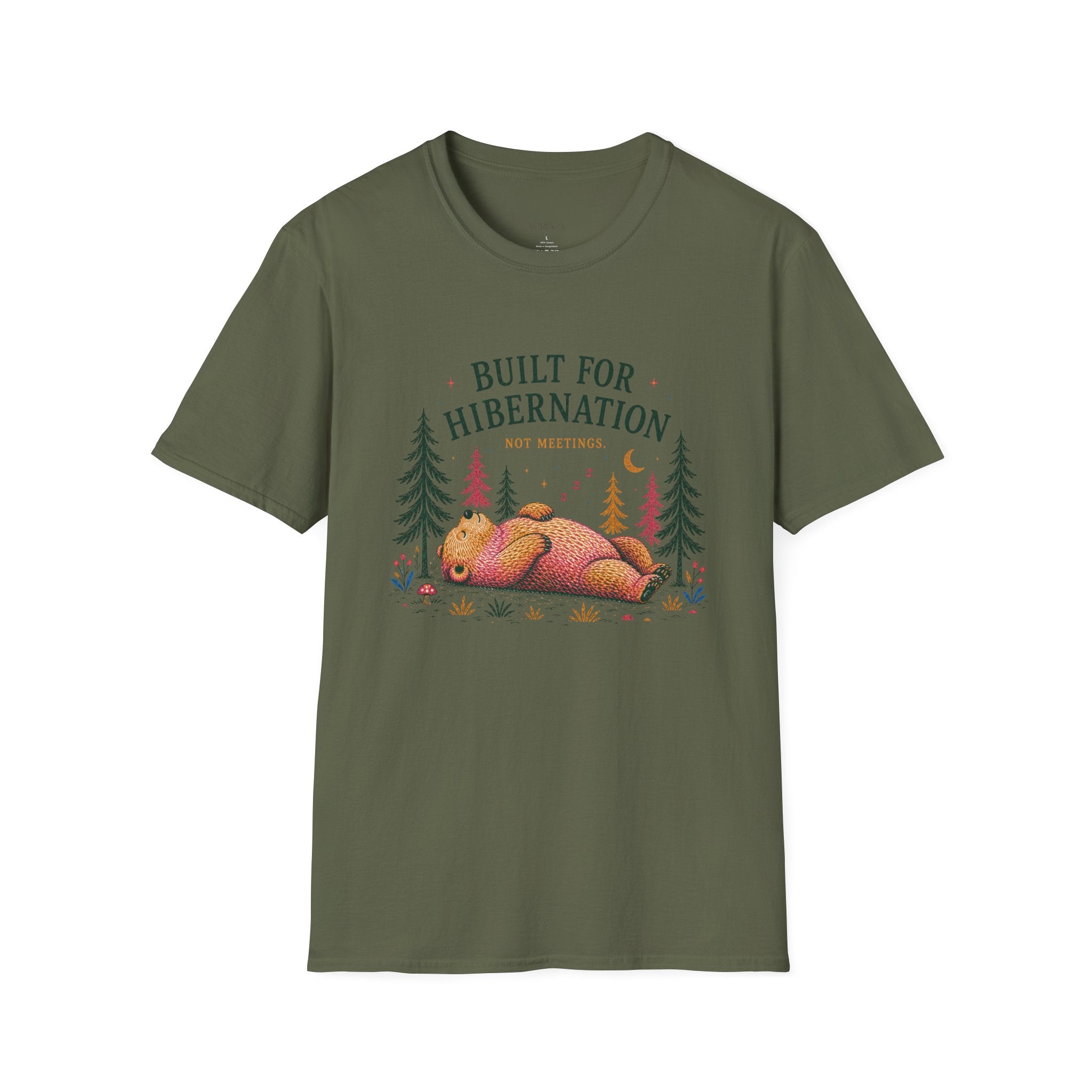 Unisex Built For Hibernation Graphic T-Shirt