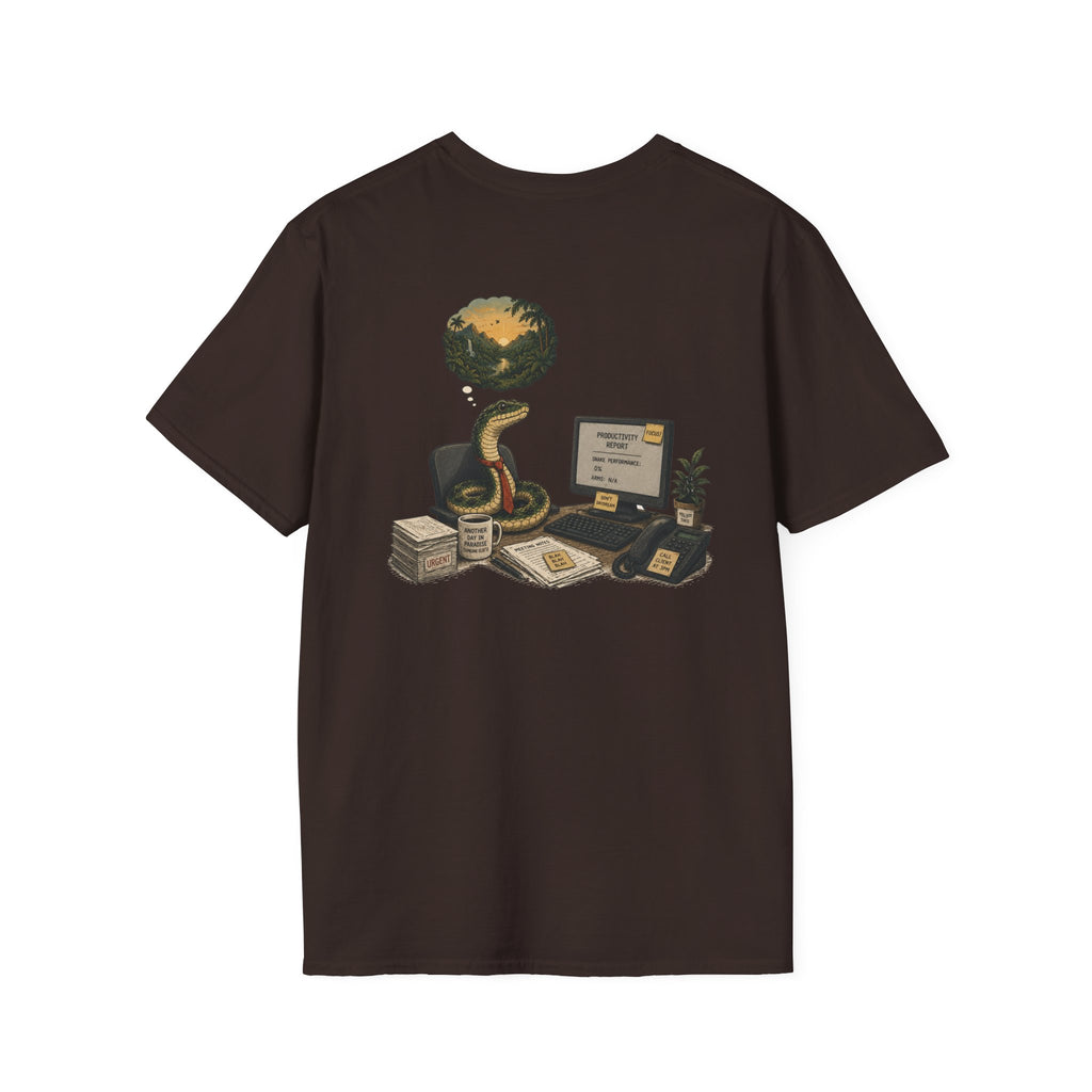 Unisex Daydreaming Office Snake T-Shirt