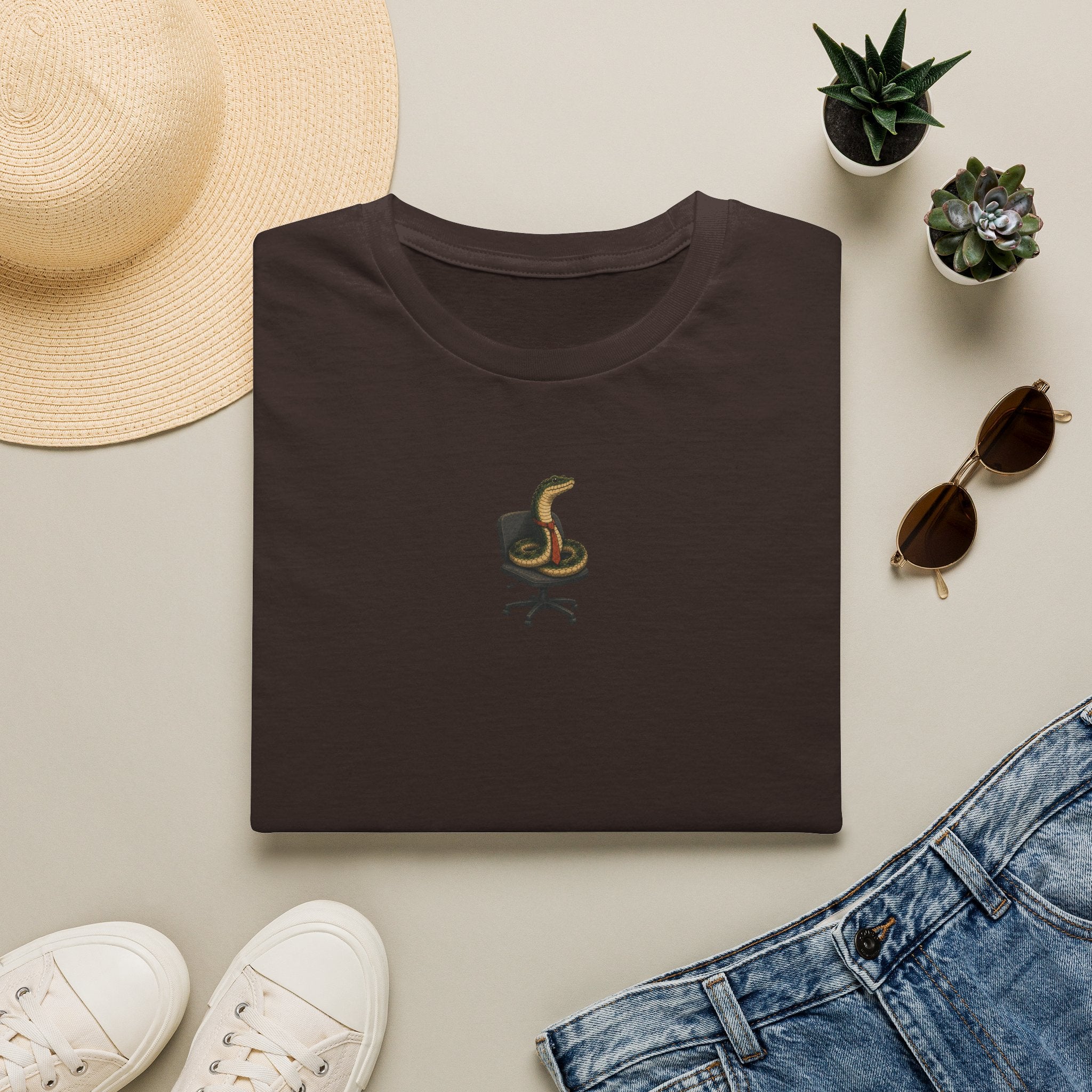 Unisex Daydreaming Office Snake T-Shirt
