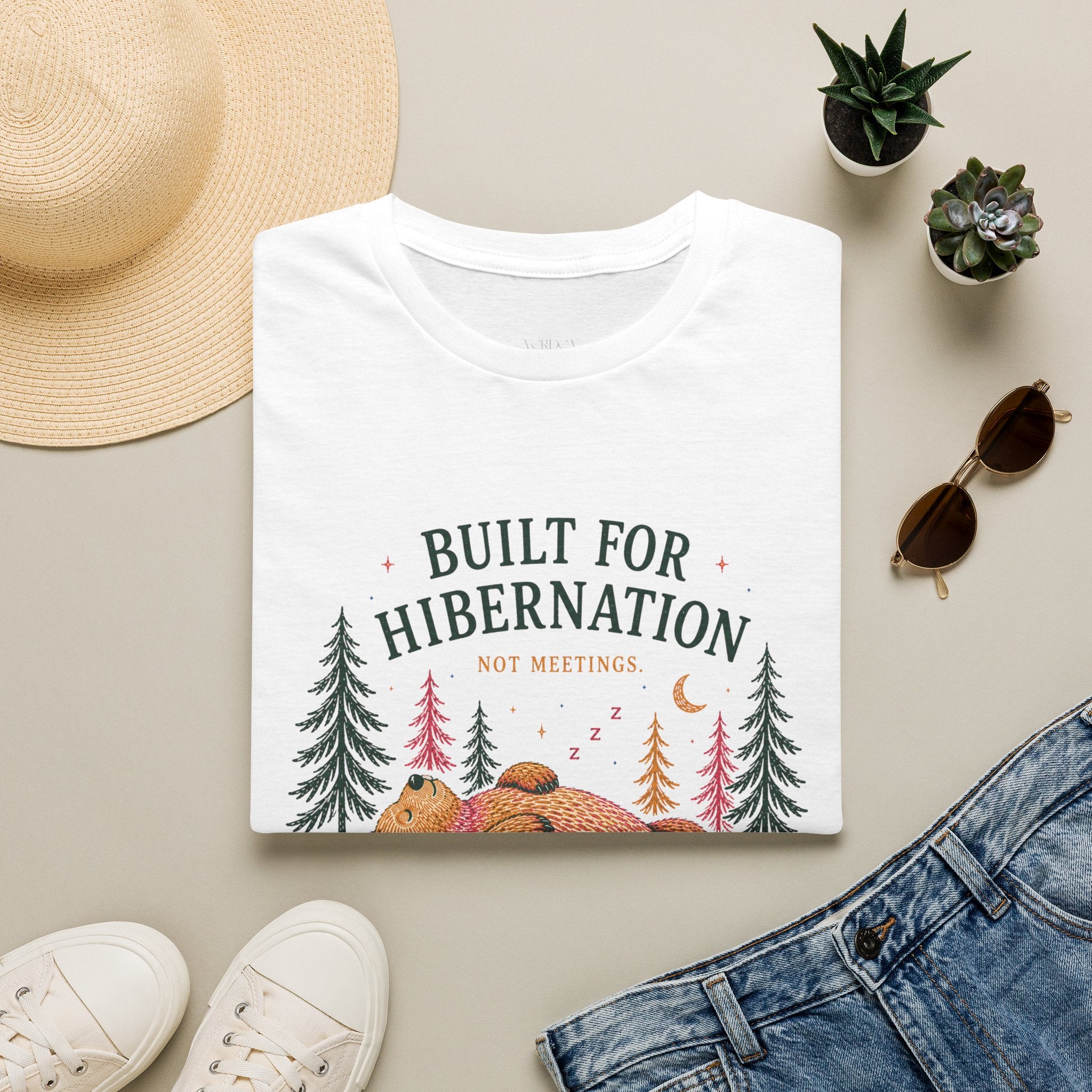 Unisex Built For Hibernation Graphic T-Shirt