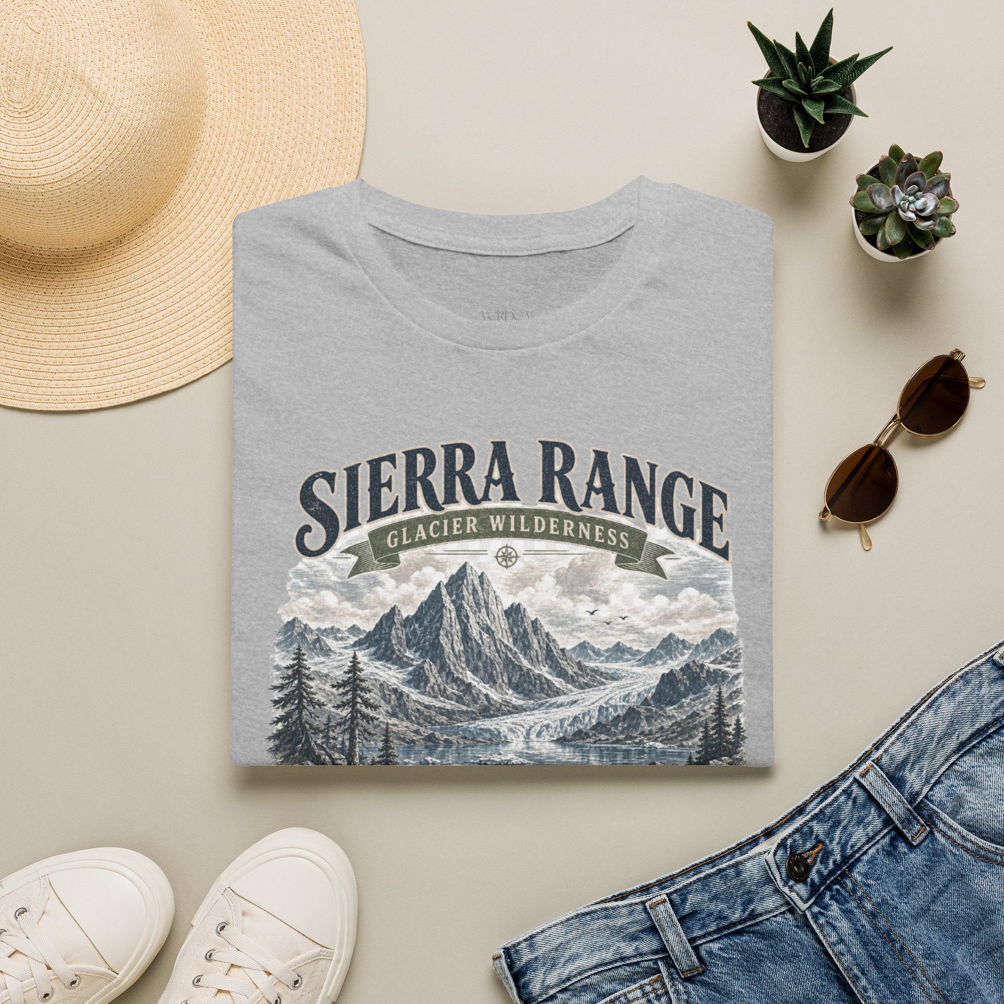 Unisex Sierra Range Glacier T-Shirt