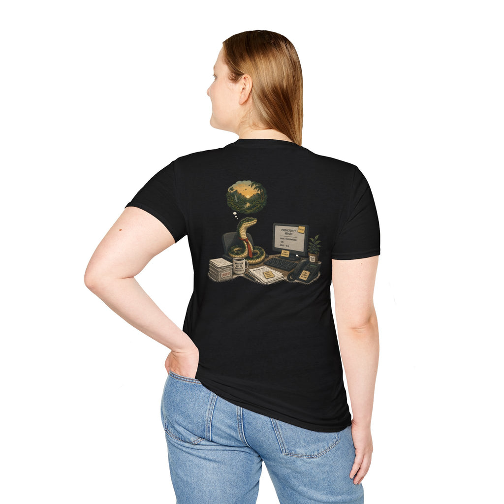 Unisex Daydreaming Office Snake T-Shirt