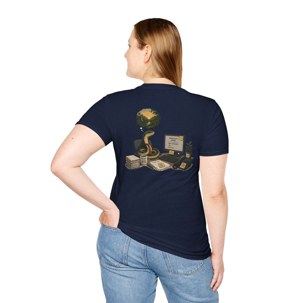 Unisex Daydreaming Office Snake T-Shirt