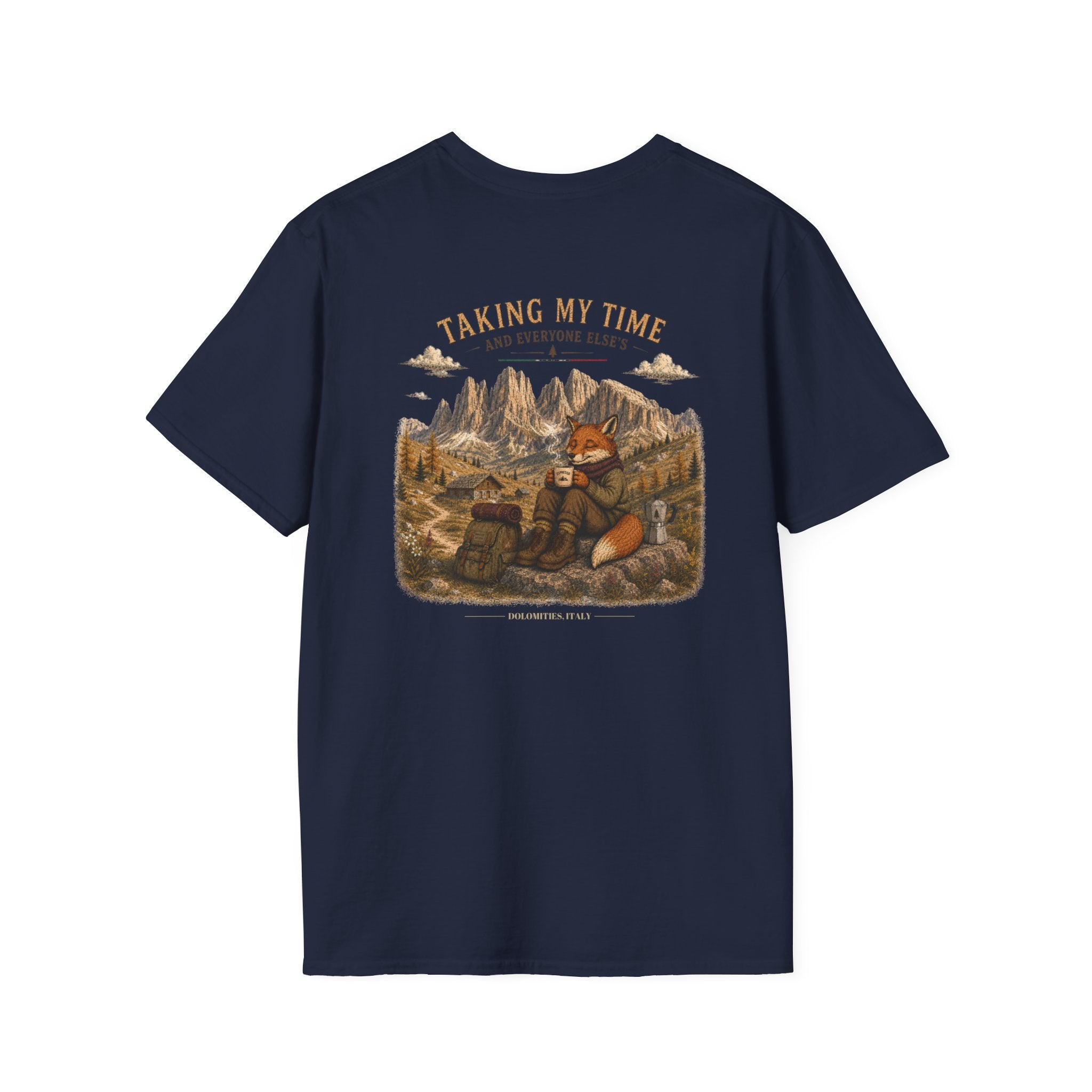 Unisex Dolomites Slow Living Graphic T-Shirt