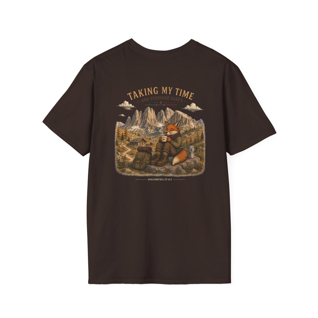 Unisex Dolomites Slow Living Graphic T-Shirt