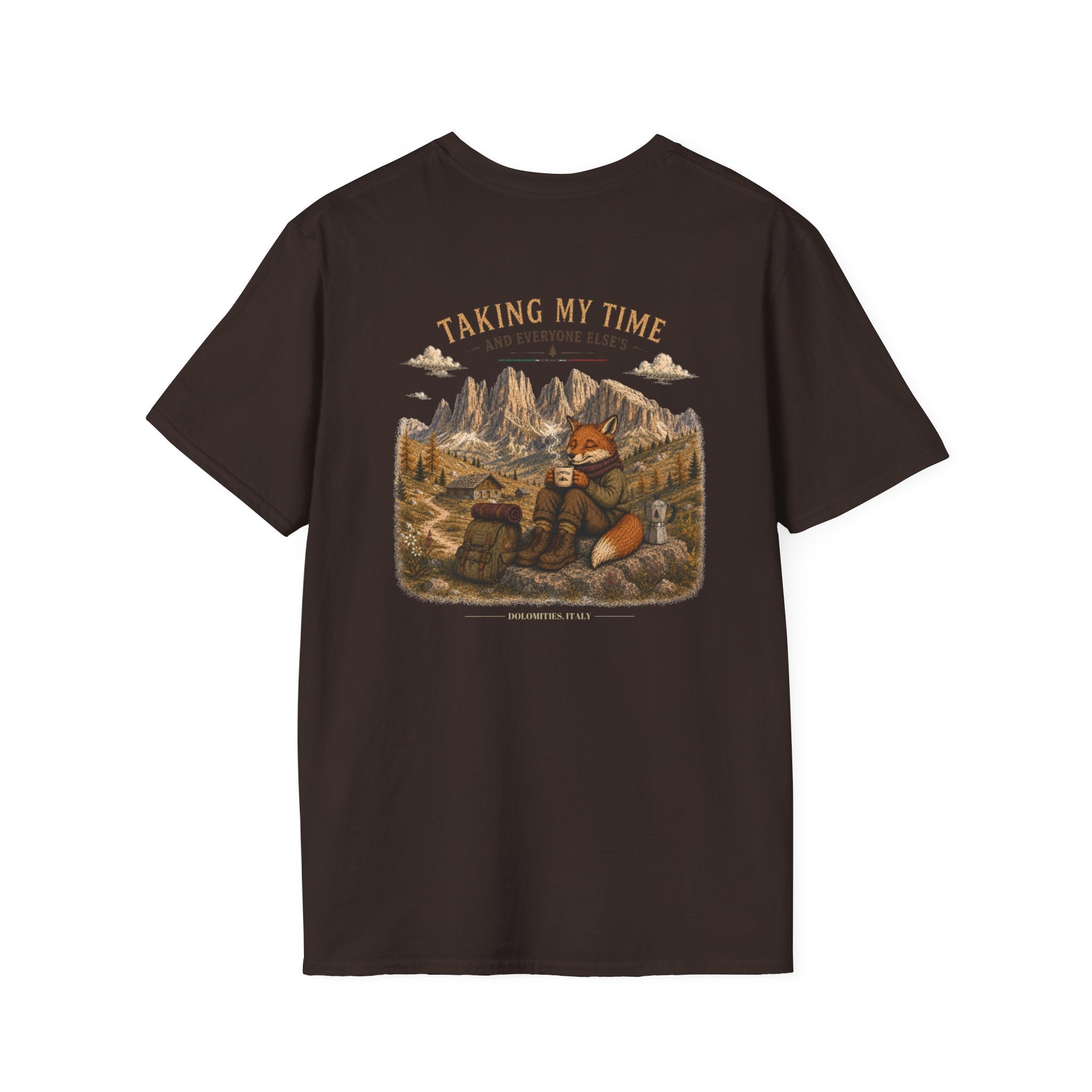 Unisex Dolomites Slow Living Graphic T-Shirt