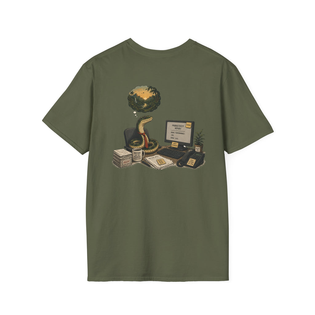 Unisex Daydreaming Office Snake T-Shirt