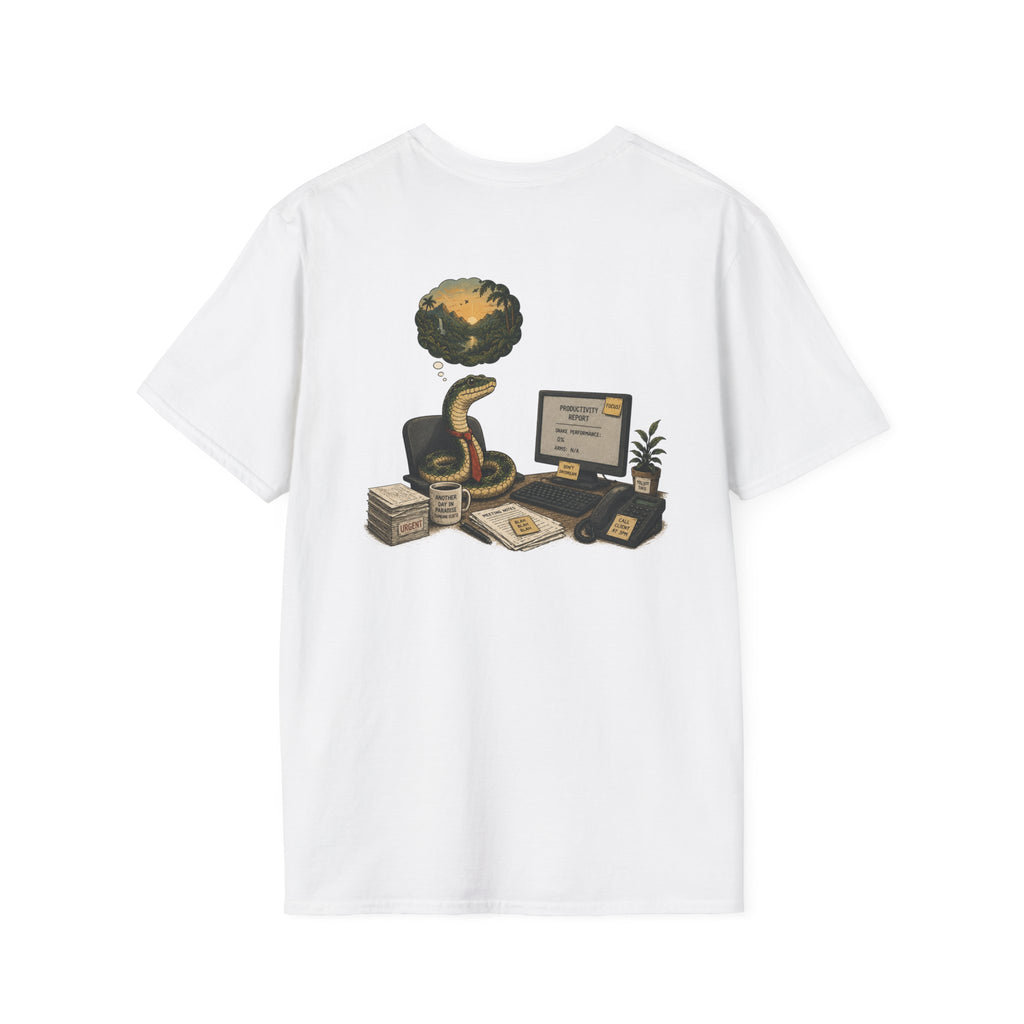 Unisex Daydreaming Office Snake T-Shirt