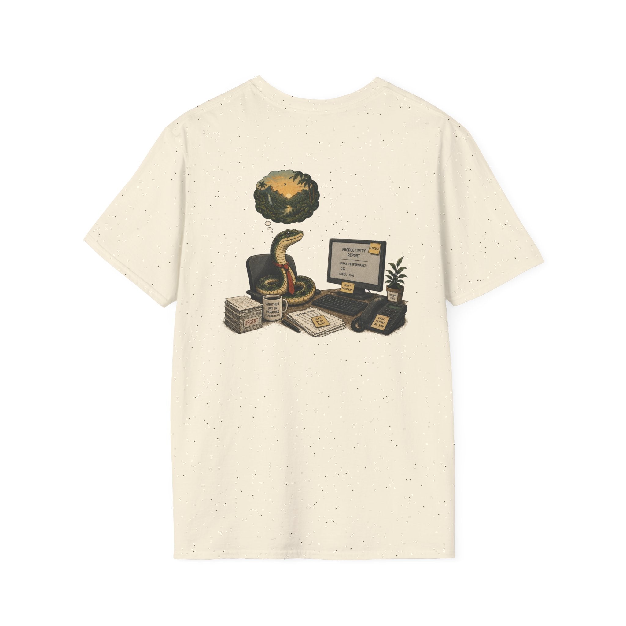 Unisex Daydreaming Office Snake T-Shirt