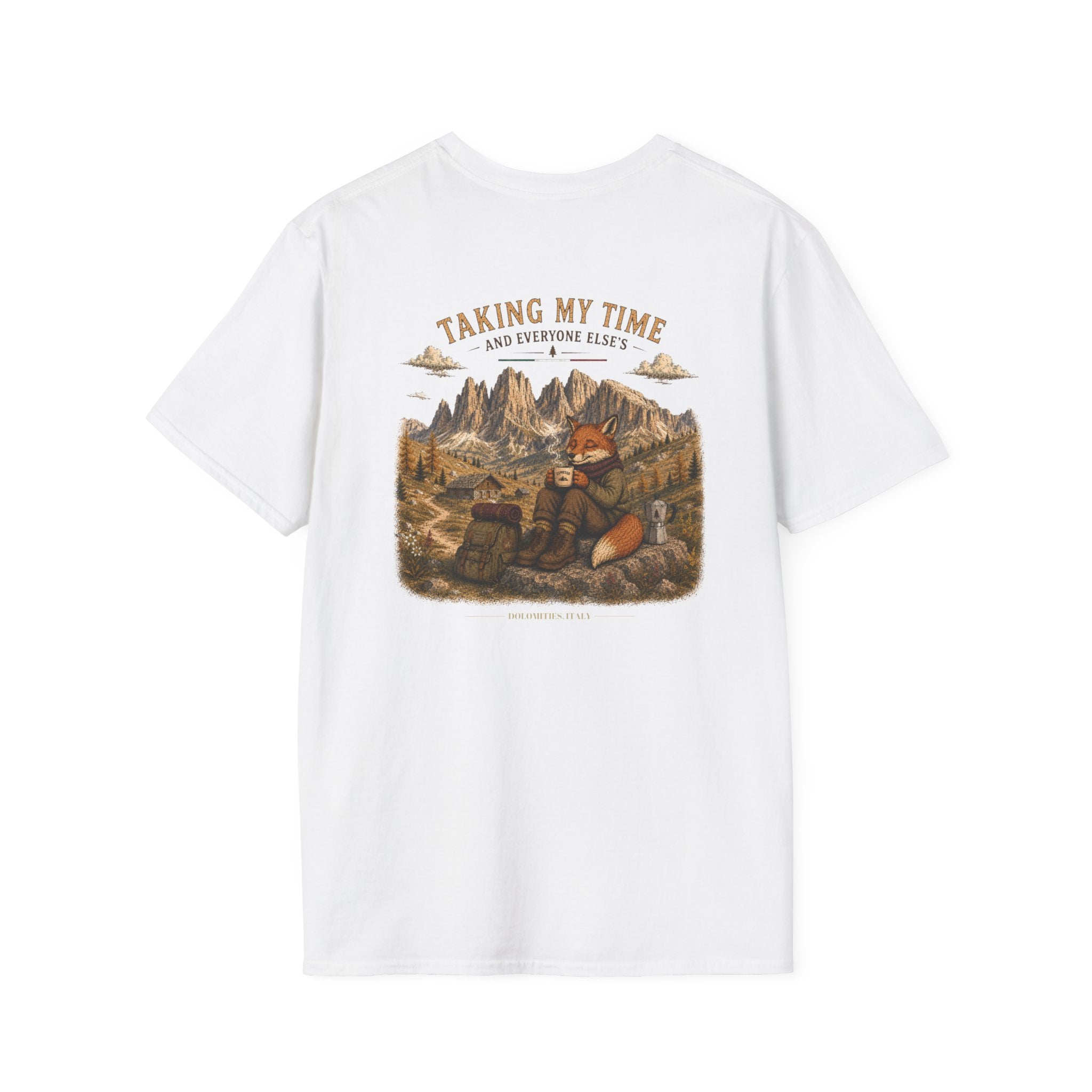 Unisex Dolomites Slow Living Graphic T-Shirt