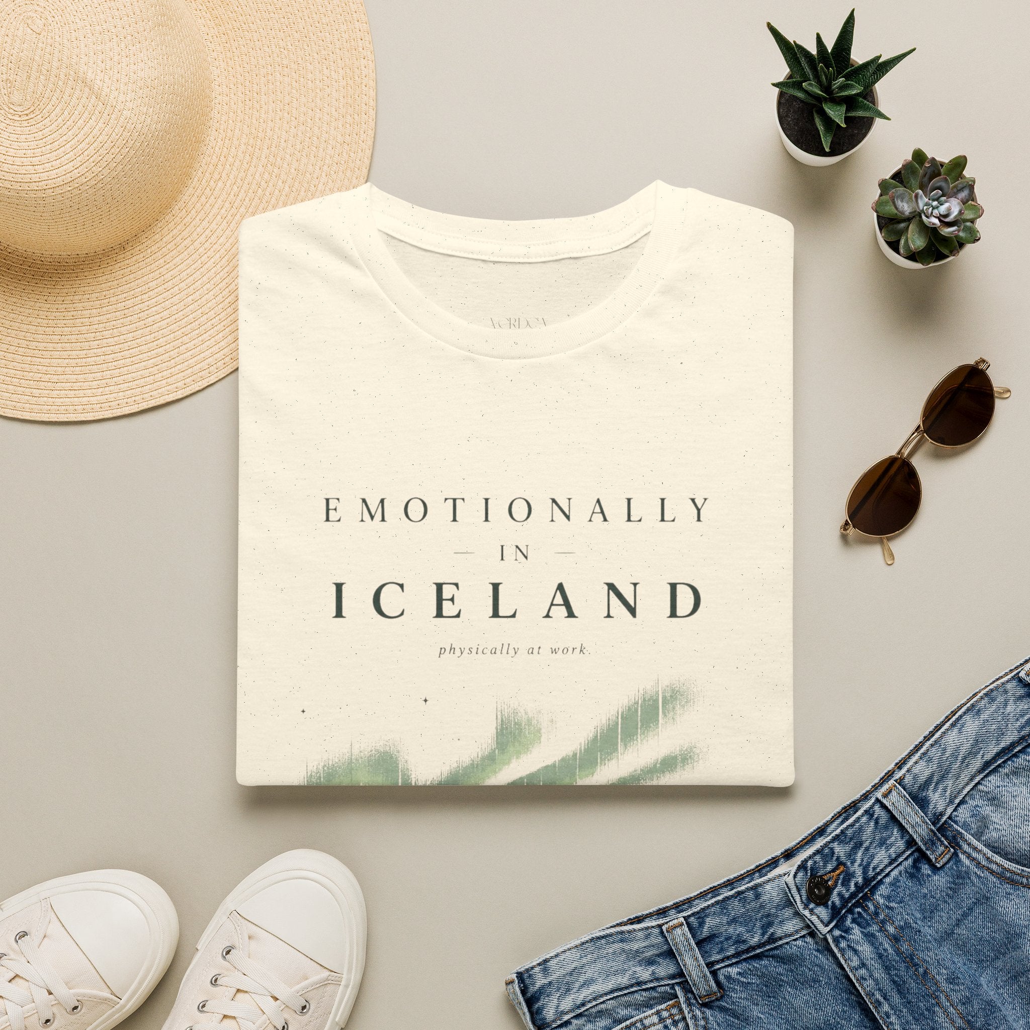 Unisex Emotionally in Iceland Graphic T-Shirt