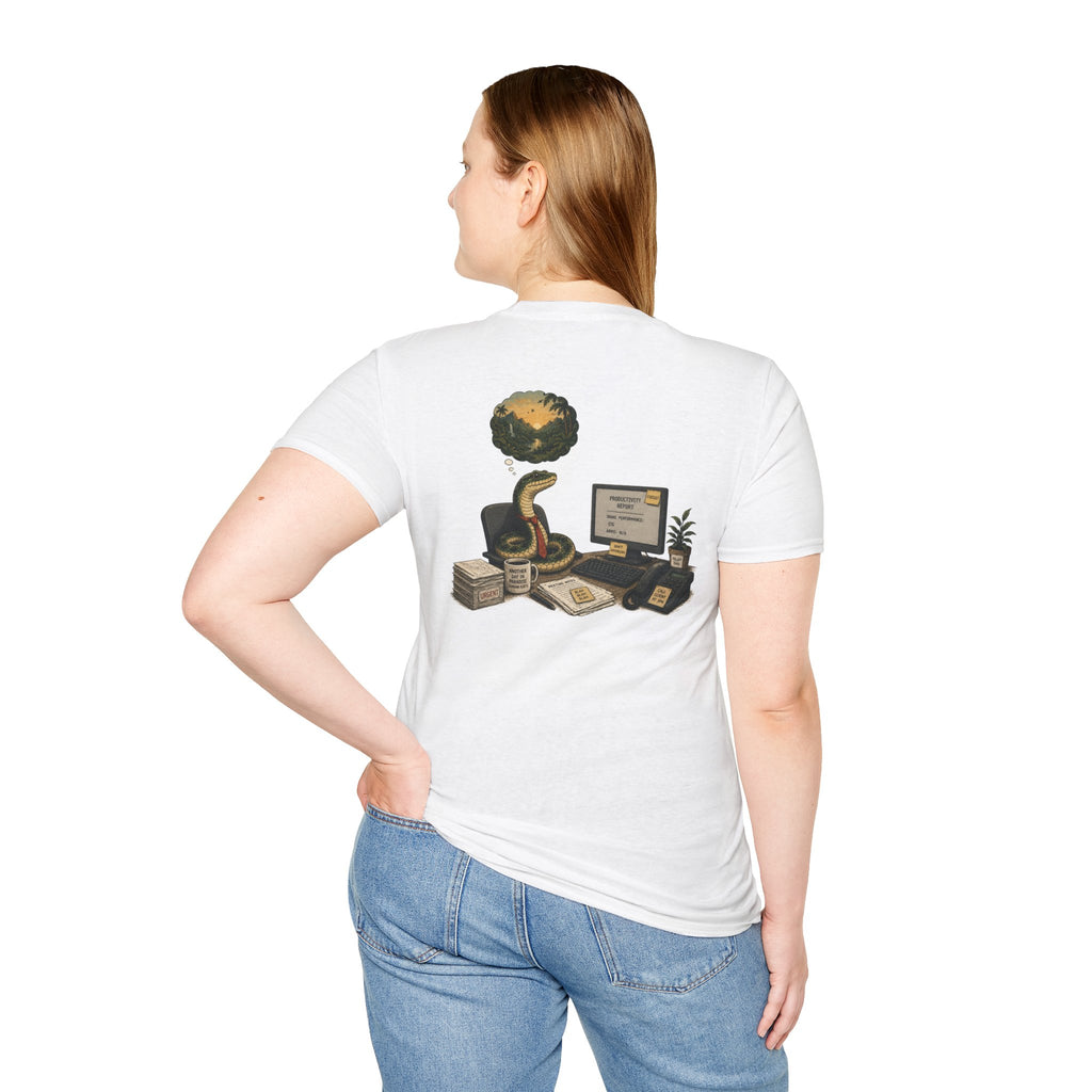 Unisex Daydreaming Office Snake T-Shirt