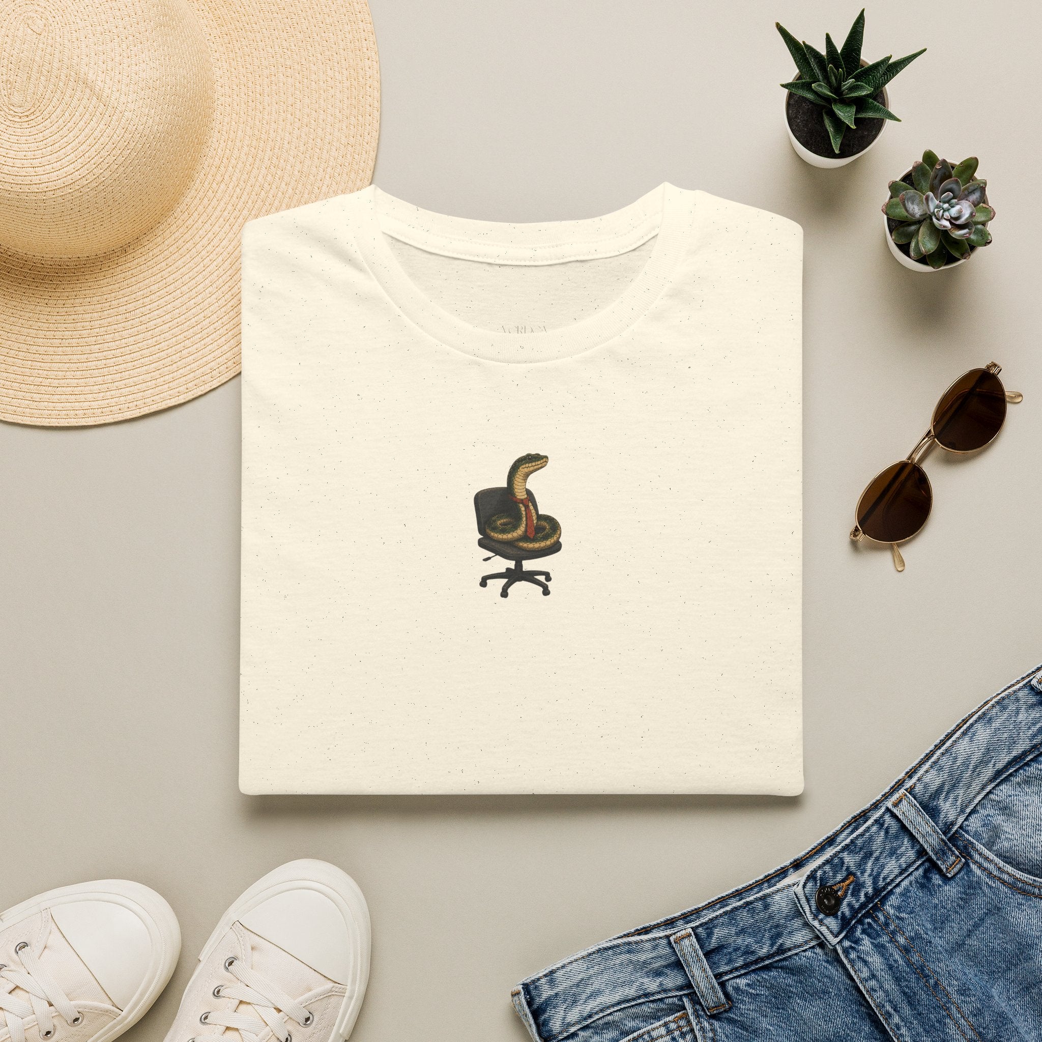 Unisex Daydreaming Office Snake T-Shirt