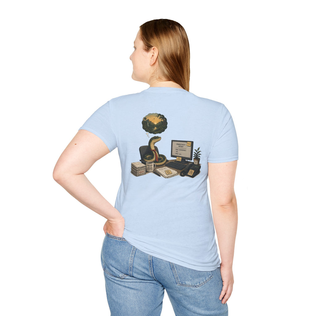 Unisex Daydreaming Office Snake T-Shirt