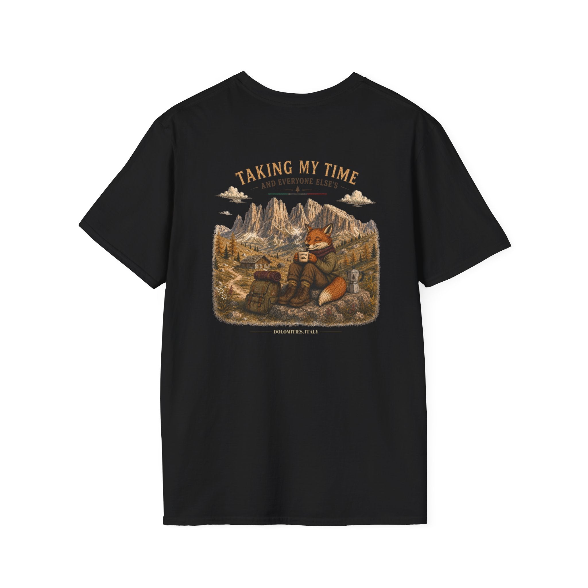 Unisex Dolomites Slow Living Graphic T-Shirt