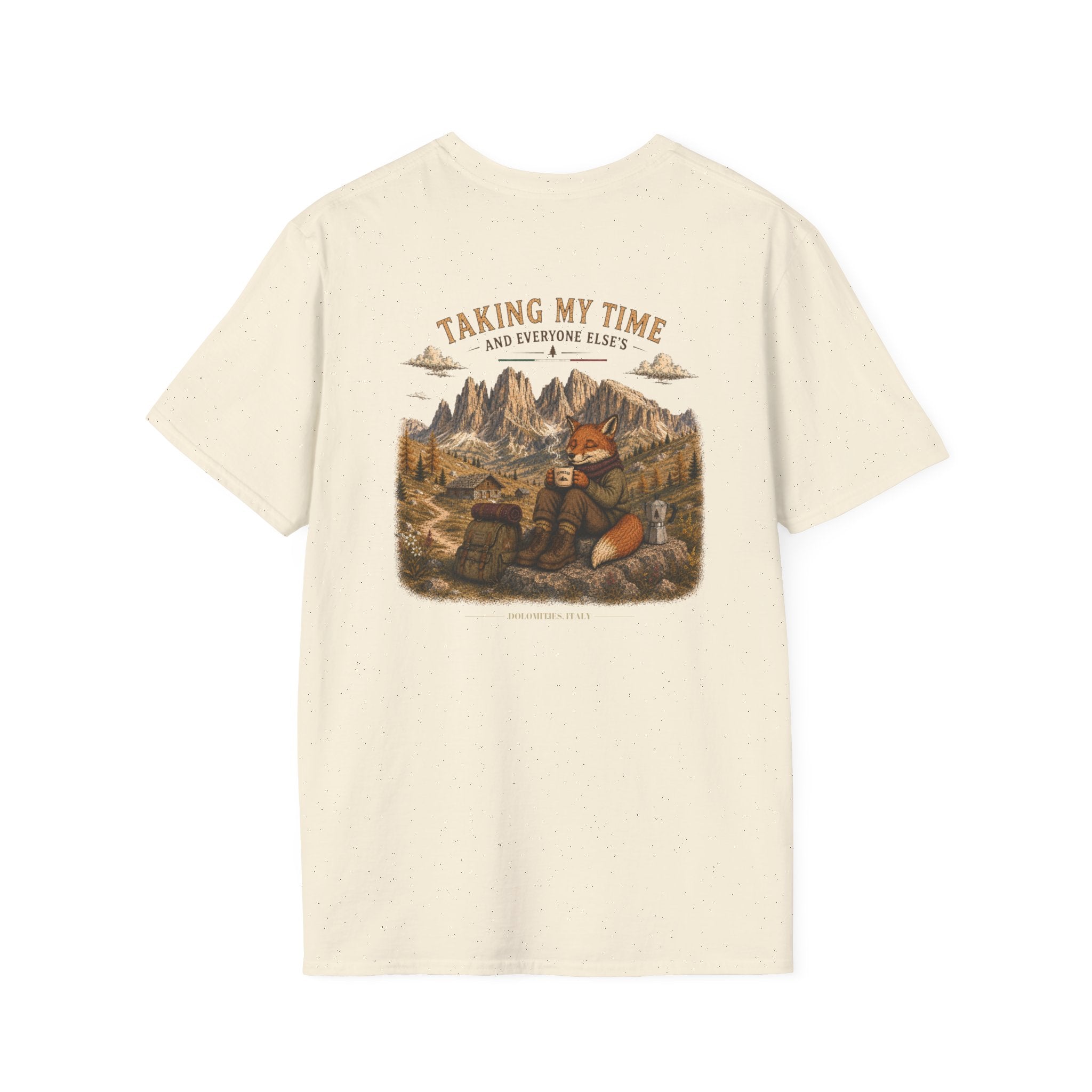 Unisex Dolomites Slow Living Graphic T-Shirt
