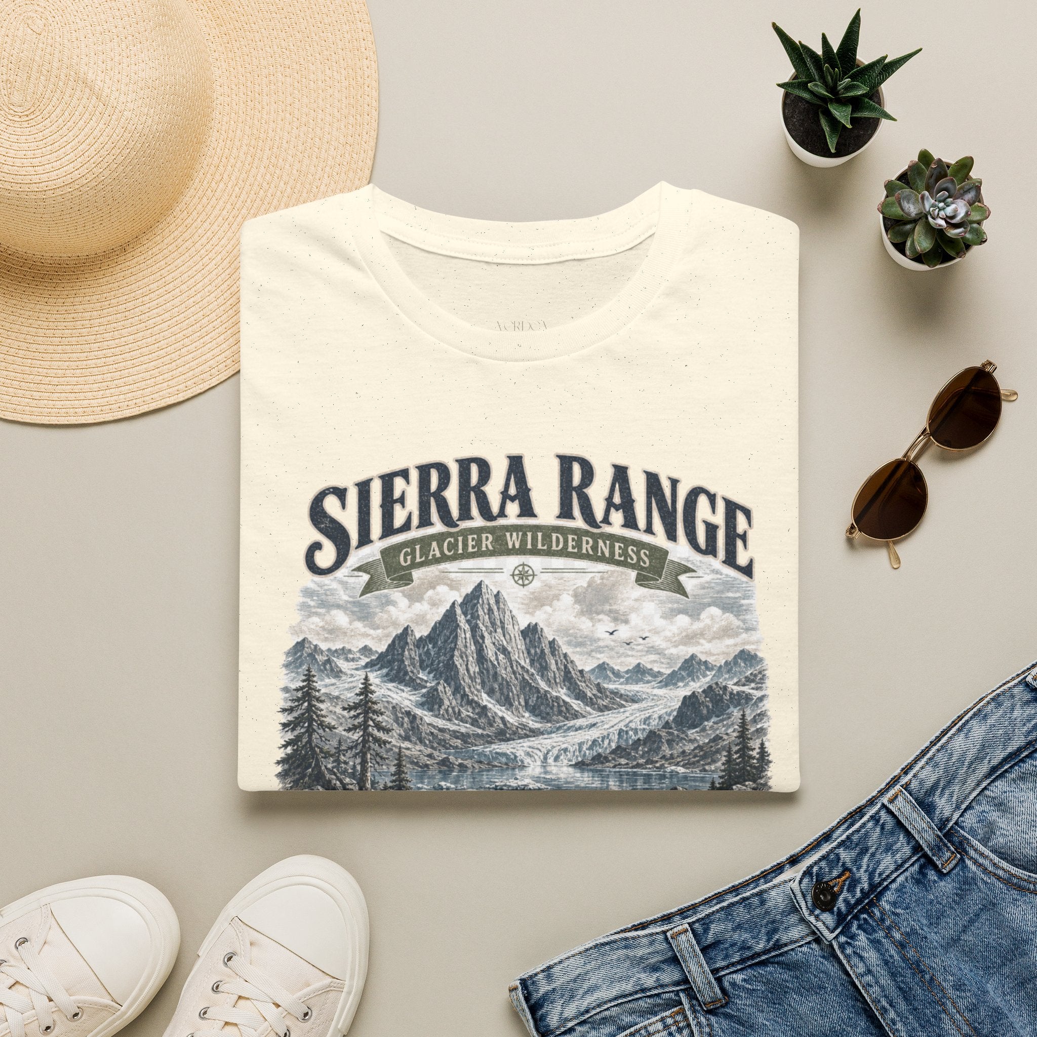 Unisex Sierra Range Glacier T-Shirt