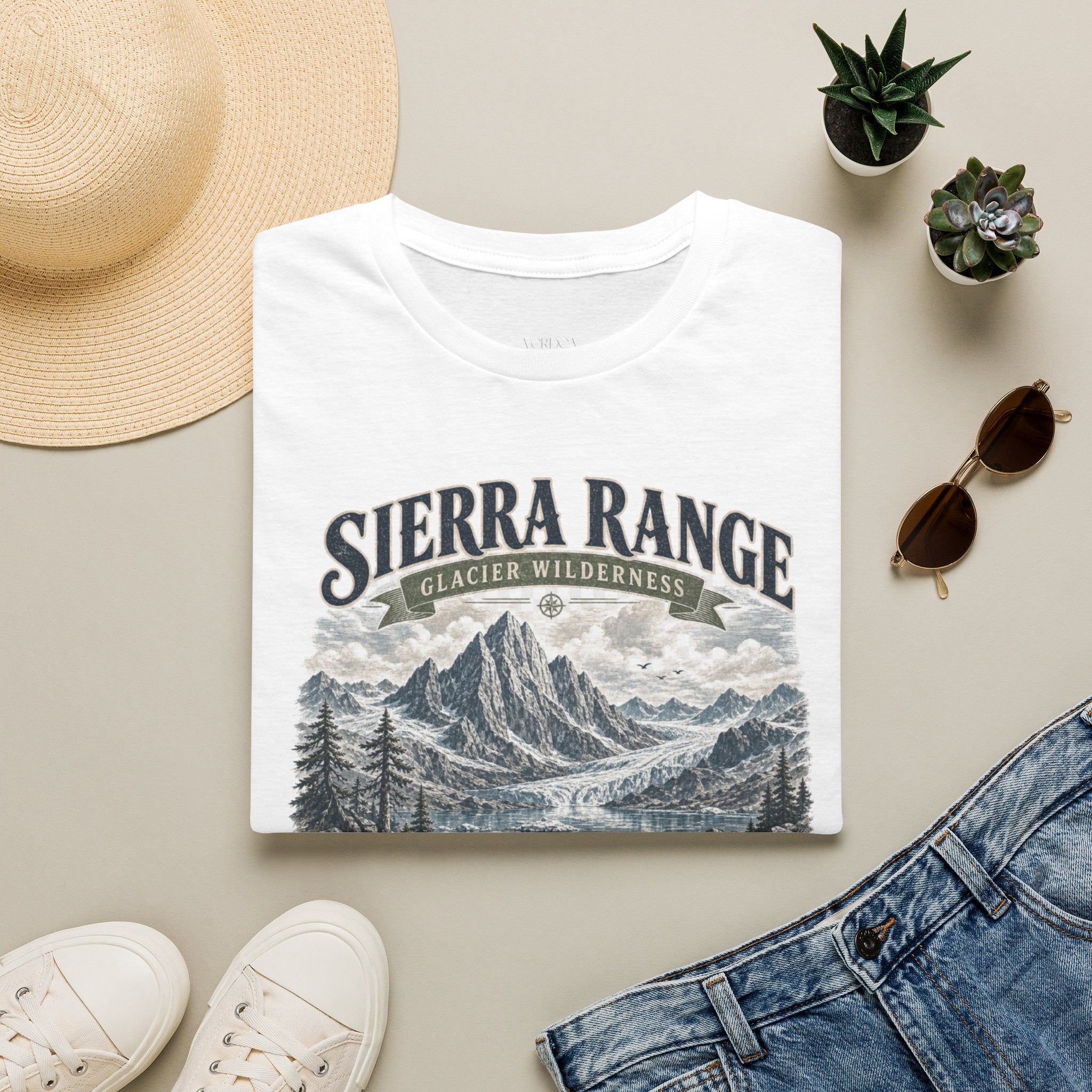Unisex Sierra Range Glacier T-Shirt