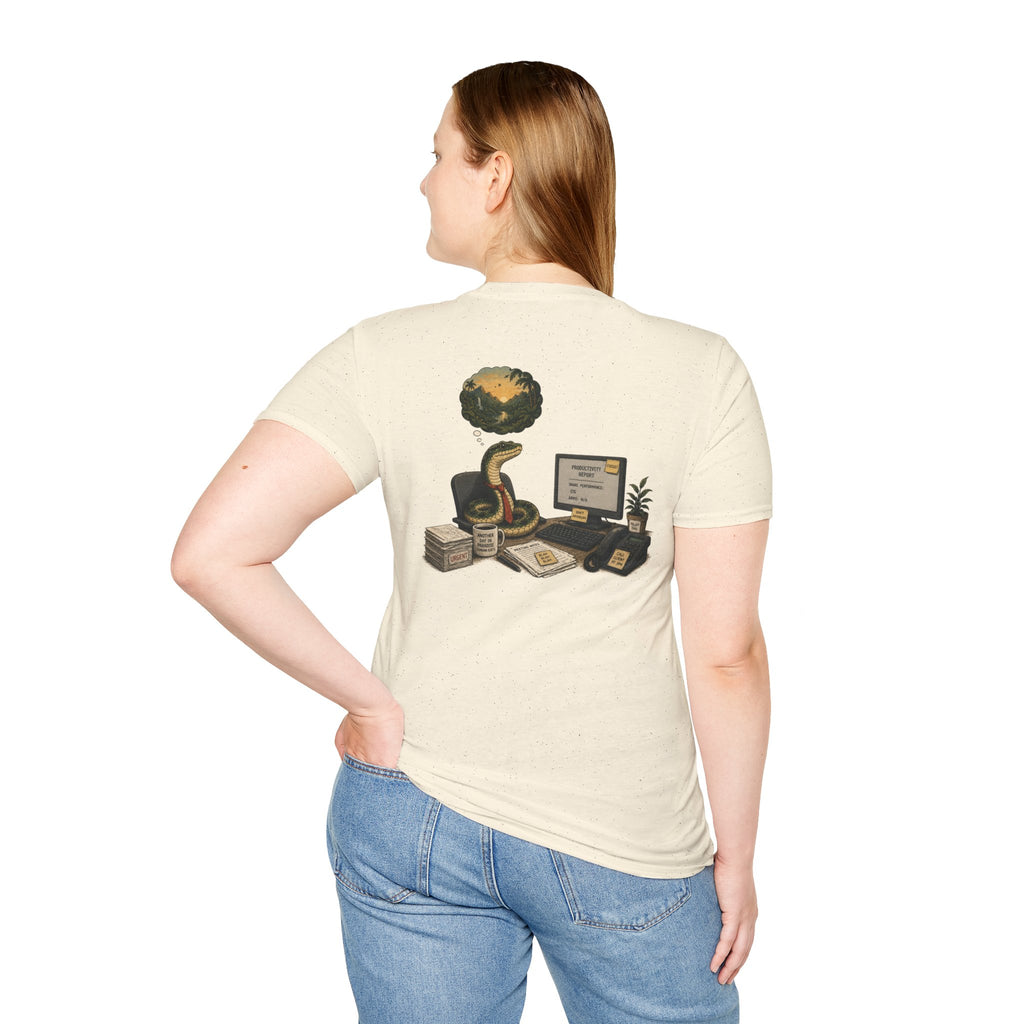 Unisex Daydreaming Office Snake T-Shirt